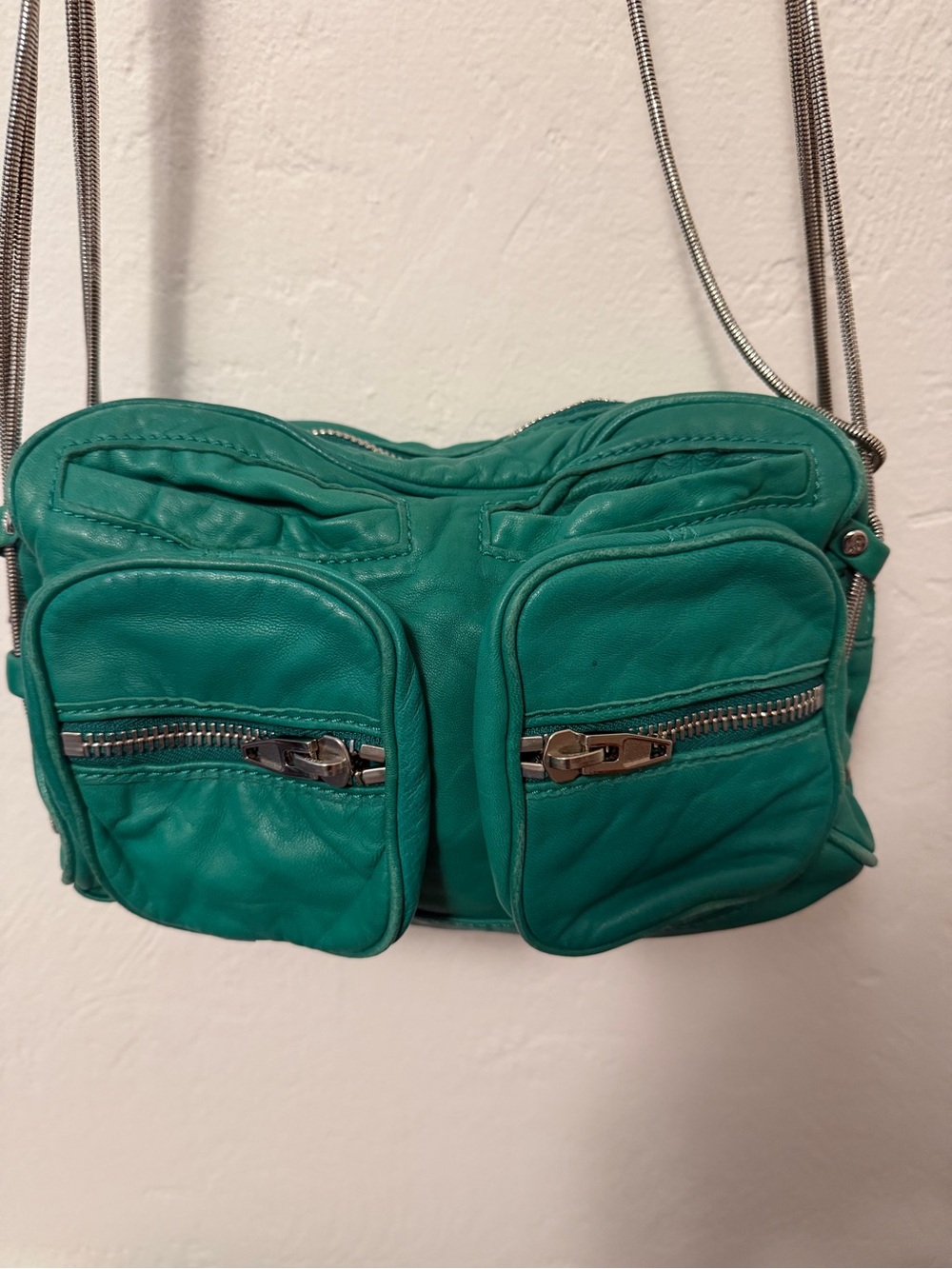 Alexander Wang Soft Green Leather Crossbody Bag